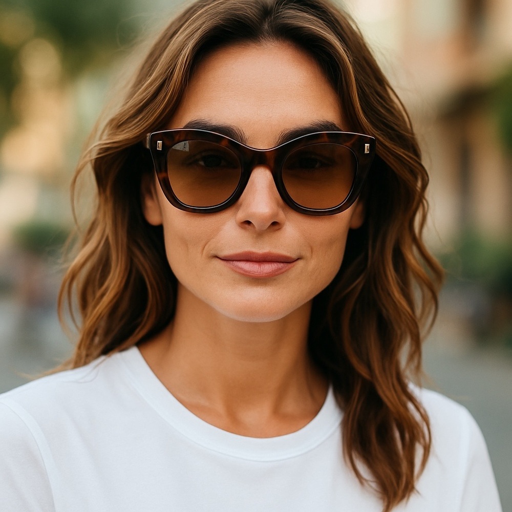 Boucheron Paris Tortoise Shell Sunglasses